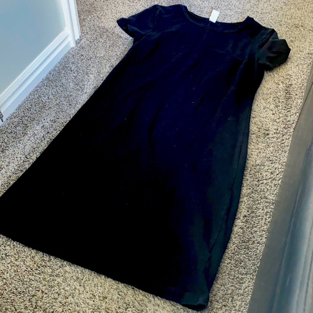 Black cotton dress